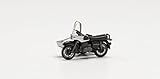 herpa 053433-006 Motorcycle Two Wheel MZ 250 with Side Car Silver/Black in Miniature for Crafts Collecting and as a Gift