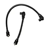 Spark Plug Wires 10.4mm DYNA-409BK Compatible with Harley-Davidson Big Twin Dyna Super Glide Wide Glide Low Rider 2000-2017 Compatible with Softail Springer Slim Deluxe Deuce 1999-2017