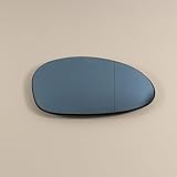 replacement glass car mirrors For BMW M3 E46 Coupe 2001 2002 2003 2004 2005 2006 Blue Heated Car Wing Mirror Glass Fits (Size : Right)