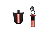 haihong Kitesurfing Harnesses Hook Safety Knife Paragliding Skydiving with Pocket 2020 SK14 Black/Red