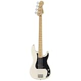Fender Standard Precision Bass MN Olympic White - 4-String Electric Bass