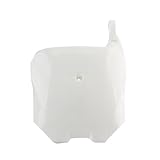 ZZEVLQTQP Motorcycle Number Plate Style Mount Plastic Cover Fairing Accessories Compatible With CRF 100 80 70 Motocross Pit Bike