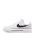 NIKE DM7590-100 Court Legacy Lift Sneaker Adult White/Black-Hemp-Team Orange 5