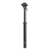 Besttoolifes Shock Absorber Dropper Seatpost, Mountain Bike Hydraulic Dropper Seatpost, Seattube Hand Controlled Hydraulic 27.2mm, Aluminum Alloy Seat Post With Remote Control(27.2mm)