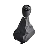 Mingbereit Gear Shift Knob Gear Shift Knob 5 6 Speed For Seat For Leon 1 MK1 For Toledo II MK2 1998-2005 Leather Gaiter Boot Cover Stick Shifter(6 Speed 5 Speed)