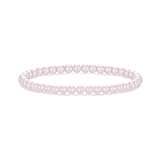 Philip Jones Rose Quartz Mini Beaded Gemstone Stretch Bracelet