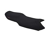 Moto Discovery Seat cover compatible with Yamaha FZ6 Fazer 600 2004-2009 black with black seams (C)