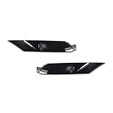 Side Indicator Light For Mazda RX-8 2004-2008 Car Front Fender Side Marker Light Housings Parking Light Shells Turn Signal Light Covers Side Marker lights(Black)