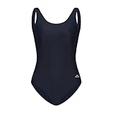 Slazenger Womens Basic Swimsuit Navy 12 (M)