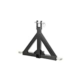 YILIKISS 3 Point Trailer Hitch Tow Linkage Tow Hitch Compact Tractor Mounted Towing 2 Inch Receiver Adapter System 1 Tractor Tow Hitch Drawbar Adapter for Most Tractors and Trailers