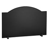 26" Fireplace Back Plates with Feet, Lightweight Firebacks for Fireplace, Iron Fireplace Reflector Plate, Fireplace Heat Reflector, Fireplace Wall Protection, Heat Resistance up to 1400°F