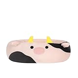 Squishmallows Original 24-Inch Connor the Cow Pet Bed - Medium-Sized Ultrasoft Official Jazwares Plush Pet Bed