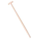 T Type Wooden Shaft Handle 100 cm / 39" - Hardwood Replacement Handle for Shovel, Spade, Fork - 40 mm to 25 mm Tapered Garden Tool Handle for DIY, Landscaping, Renovation, Yard Work