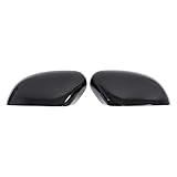 HouYeen Front Left and Right Outside Wing Mirror Cover Cap Gloss Black for Focus Mk3 2012-2018