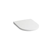 LAUFEN Cleanet Navia H8916010000001 Toilet Seat with Lid Removable with Soft-Close Mechanism for Cavity Fixing 445 x 370 mm White