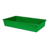 New Small 42cm Cat Kitten Dog Puppy Pet Litter Tray Plastic Toilet Training Loo Easy Clean Cats Trays (Green)