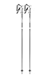 LEKI Women’s Bliss Lightweight Aluminum Ski Poles for Alpine Skiing - Gunmetal-Dark Anthracite-White - 110 cm