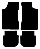 AUTOSTYLE Car Mats Tailored For Volvo 480+ES 1987-1995 Black Basic Carpet