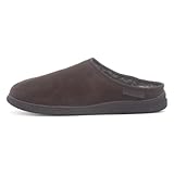 Hush Puppies Men's Ashton Slipper, Brown, 10 UK
