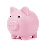 Fuyamp Cute Piggy Bank, Child to Cherish Money, Keepsake Nursery Decor, Cute Coin Money Box Saving Coins Cash Fun Gift for Kids(Pink)