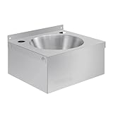 Vogue Stainless Steel Mini Wash Basin, Size: 165(H)x 305(W)x 268(D)mm, Model A, Taps (P090) Sold Separately, P088