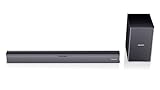 Sharp HT-SBW182 2.1 Soundbar, 160W Slim Wireless Bluetooth Soundbar with Subwoofer for TV and Device Streaming with Aux, HDMI ARC/CEC & Digital Optical-In, Wall Mount or Table Top Sound Bar - Black