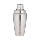 Viners Barware Brushed Silver Cocktail Shaker, 500ml