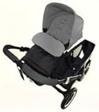 Footmuff/Cosy Toes Compatible with Bebecar Stylo Pushchair Dolphin Grey