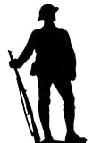 Silhouette Art : War Memorial Tommy Soldier Figure ~ Free standing