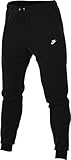 Nike Men's Club Ft Pants, Black/Black/White, M