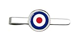 Giftshop UK Silver Men's Mods Target Tie Clip