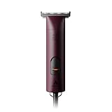Andis 23330 Professional AGC Super 2-Speed Horse Clipper with Detachable Blade - Cool & Quiet Running Design - Includes Ultra Edge Size T-84 Blade for Complete Horse Grooming - Burgundy