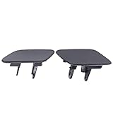 HouYeen Bumper Headlight Washer Jet Spray Nozzle Cover Cap Left and Right for B-MW X5 E70 Black