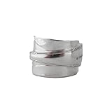 Handmade Vintage Art Deco Sterling Silver Spoon Ring Unusual Folded Design Hallmarked