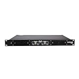 Citronic | 4 Channel Power Amplifier For Permanent or Mobile Installations 1U Rack Mountable Quad Amplifier | 4 x 350W Full Audio and Power Protection with Peak Limiter