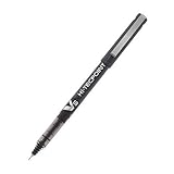 Pilot V5 Liquid Ink Rollerball 0.5 mm Tip - Black, Box of 12