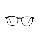 Muunel Blue Light Blocking Glasses with Essilor Anti-glare Coating, model UVAllBlue™ for HD Vision, Black Square Frame for Women, Non-prescription