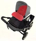 Footmuff/Cosy Toes Compatible with Bebecar Stylo Pushchair Fire Red