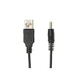 iTechCover® USB Cable Charging Cord Charger Power Lead For Snooper Pro S8000 Syrius, Ventura, TruckMate GPS / 100cm / (22AWG) 5V 2A / Black