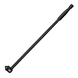 DURATECH 1/2" Heavy Duty Breaker Bar, 600mm Breaker Bar,Knuckle Breaker Flexi Bar, Flexible Handle Breaker Bar, Socket Wrench for Wheel Nut Spanner (Black)