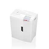 HSM 1046111 Shredstar X6pro Shredder, Security Level P-5, 6 Sheets (Particle Cut) with CD Shredder, 2 x 15 mm