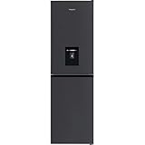 Hotpoint HPKH 1261W XBR4UK 50/50 No Frost Fridge Freezer with Water Dispenser - Dark Silver
