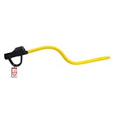 Stoplock Pro Elite Car Steering Wheel Lock HG 150-00 - Safe Secure Heavy Duty Anti-Theft Bar - Universal Fit - Includes 2 Keys and Carry Bag, Black/Yellow, 1 Unit