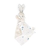 Kaloo - Carré Douceur - Delicate White Rabbit Comforter - Square: 7.1" x 7.1" / 18 x 18 cm - Babies’ Soft Toy - Ultra-Soft Materials - Gift Box - K972000