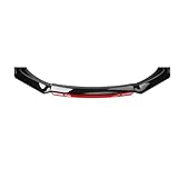 Car Front Bumper Lip Spoiler Splitter for Nissan Qashqai Juke Nismo Kicks 350Z 370Z 400Z, Chin Bumper Diffuser Spoiler Body Kit, Car Styling Accessories,Bright Black