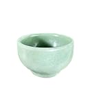 GAYEGF 1PC Natural Crystal Jade Bowl,Crystal Cup,Cauliflower Jade Bowl,Natural Crystal Quartz Cup Bowl,Green