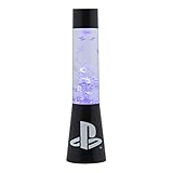 PlayStation Paladone | Sony Glitter Liquid Mood Light with Floating Controllers & Icons | Officially Licensed Sony Merchandise | PS5 | Lava Lamp | Desk Lamp | Bedside Light | Gaming Decor