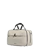 ANTLER - Urban Light Overnight Bag for Women, Compact Weekend Tote with Pockets, Cabin Underseat 28 x 45 x 20, Cross Body Strap, Taupe