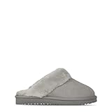 Jack Wills Women Mule Slippers Grey 6 (39)