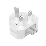 UK Plug for Macbook Charger Adapter, DGTRD Mac Duckhead 3 Pins Converter AC Adaptor Wall Plug Replacement Head with Fuse, for MacBooks Pro Air iBook iPod iPad iPhone Power Adapter etc (1 Pack)